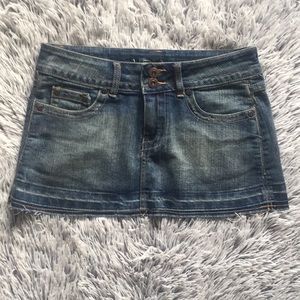 Jean Mini Skirt S